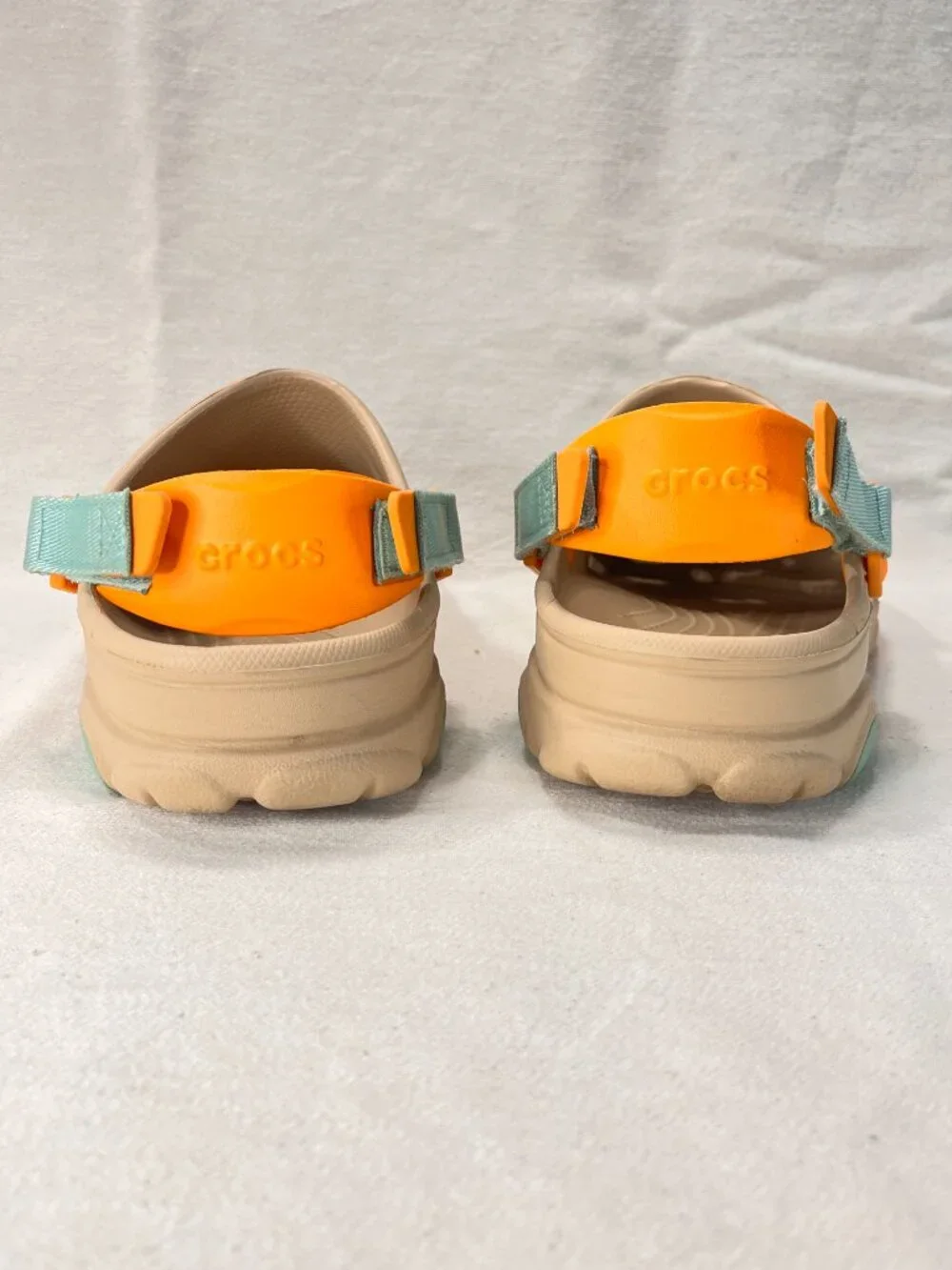 Crocs Classic All-Terrain Clogs Chai/Multi Size 8M 10W Tan Orange Blue ATC